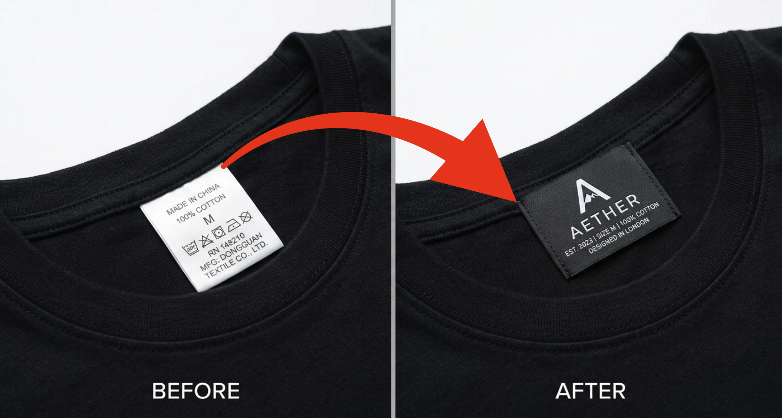 라벨 제거 예시